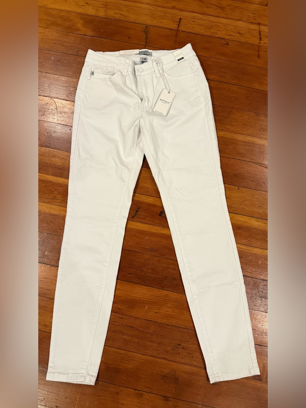 Judy Blue White Skinny Jeans